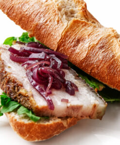 baguette rustiek warme spek
