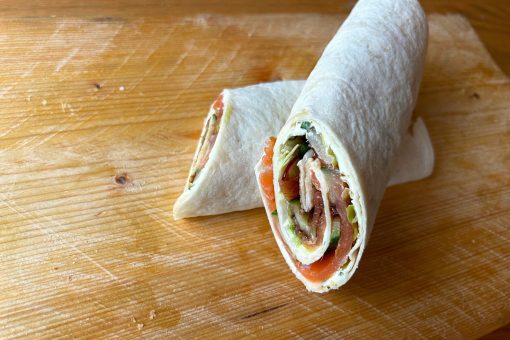 wrap gerookte zalm